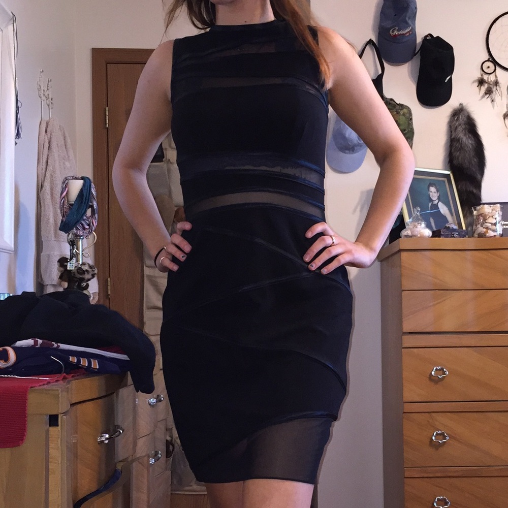 Black semi dress